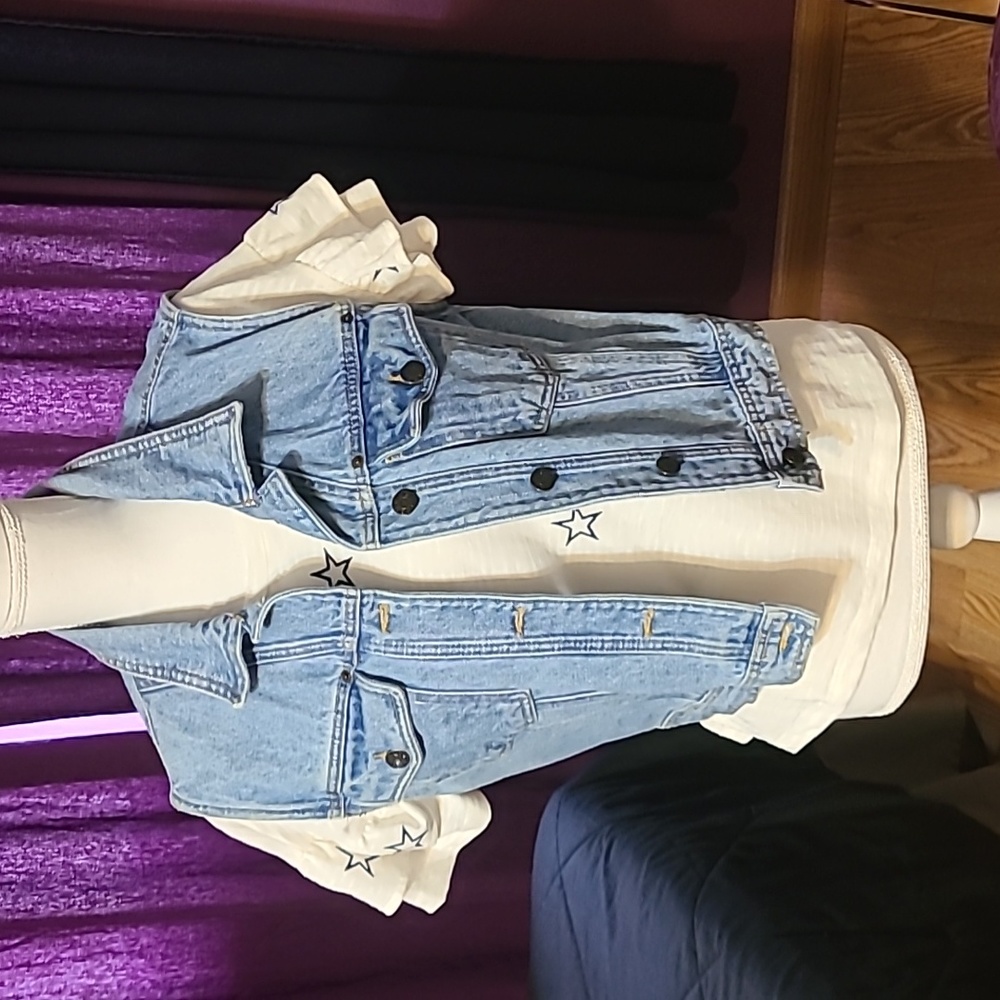Vintage denim vest,  sz M, Sunbelt